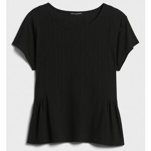 Banana Republic flowy peplum top